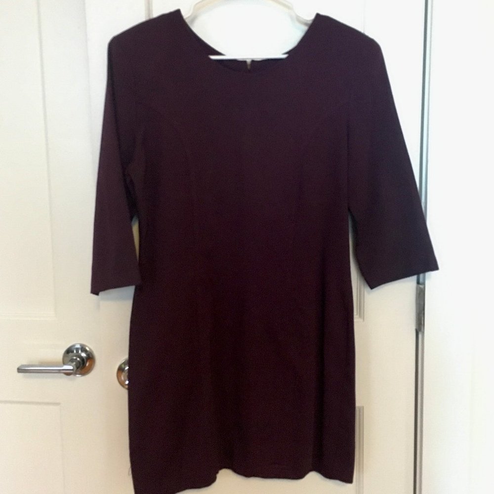 vintage eggplant dress